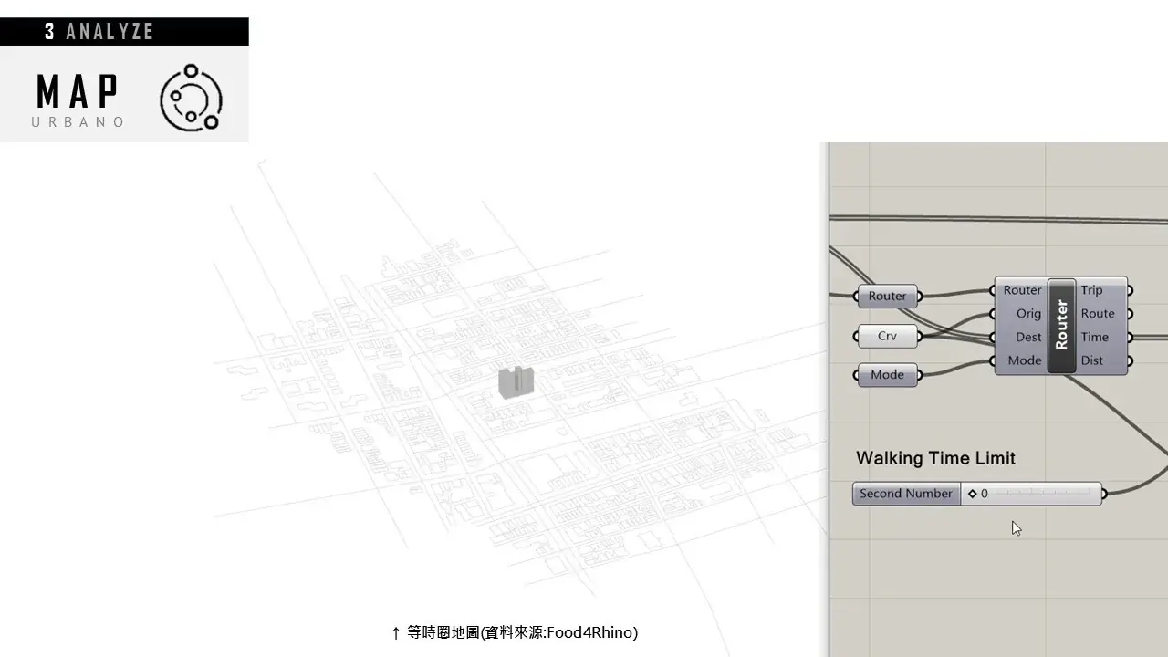 等時圈地圖繪製