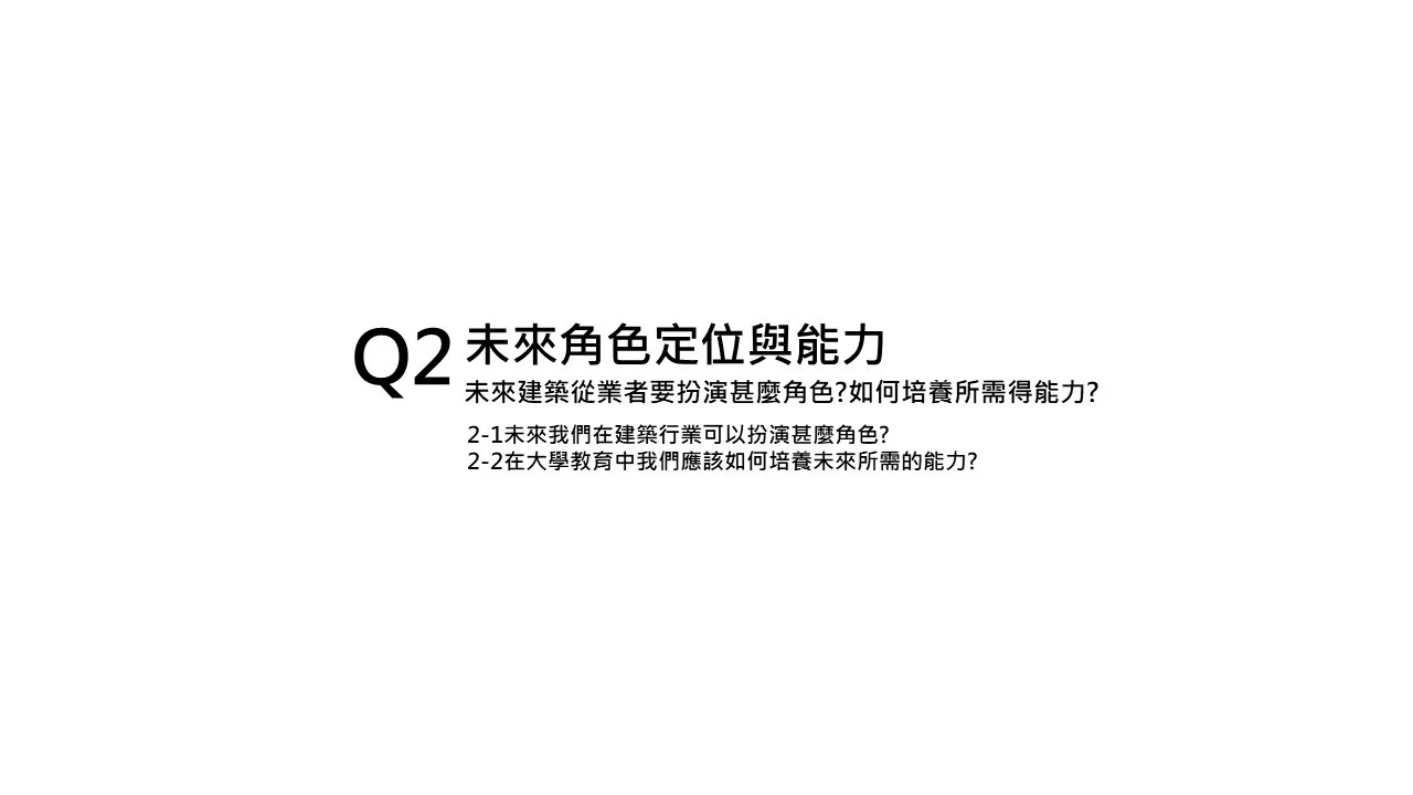 Q2 未來角色定位與能力