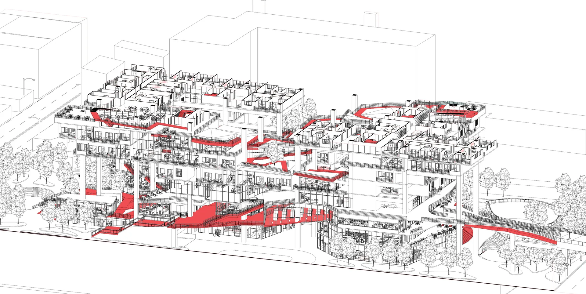 大同區浮森之居剖面圖