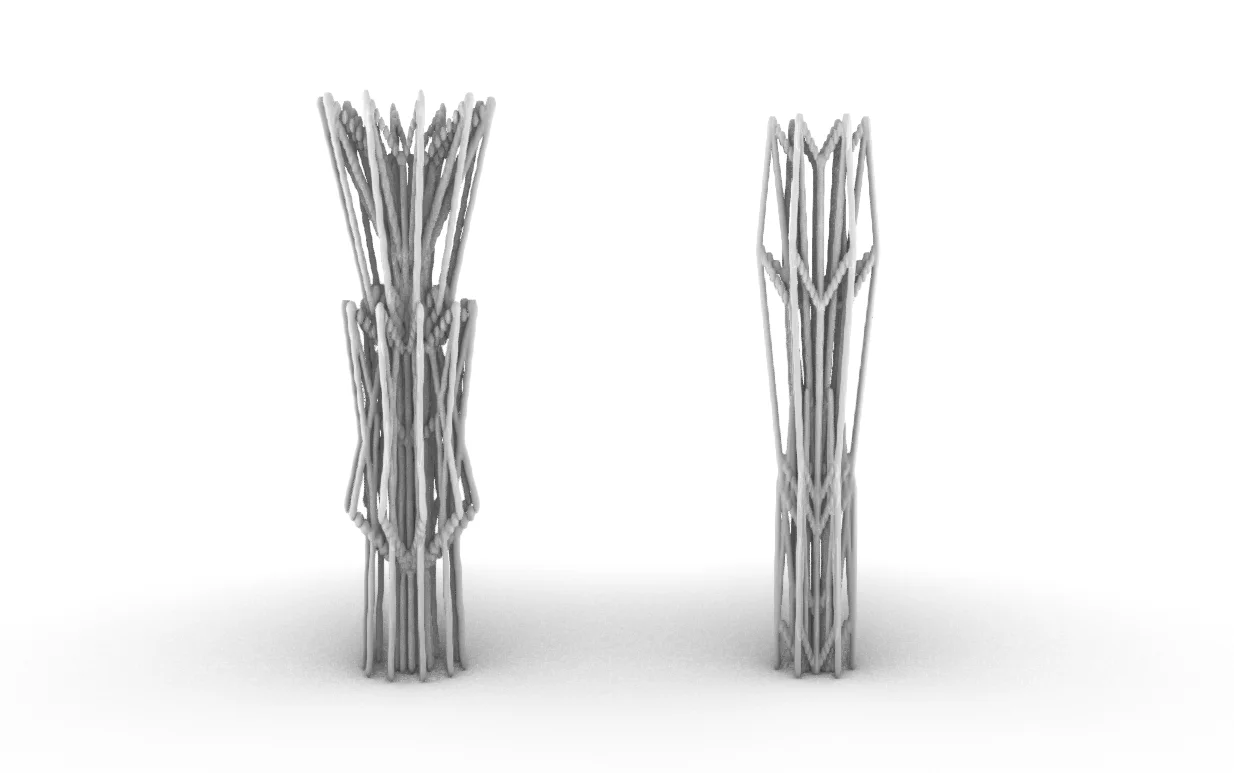 柱式設計比較研究